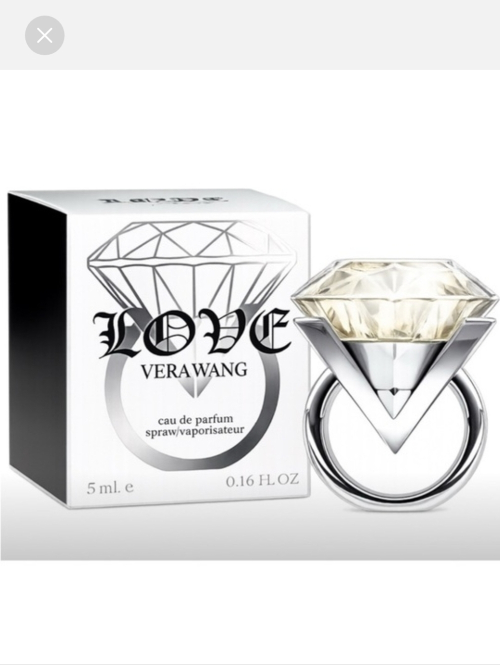 Vera Wang LOVE 0.16 OZ EDP Travel Dauber Splash Mini Bottle New BNIB